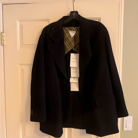 Bottega Veneta Viscose & Mulberry Silk Twill Jacket Size 6 US / 42 IT NWT - Picture 6 of 14